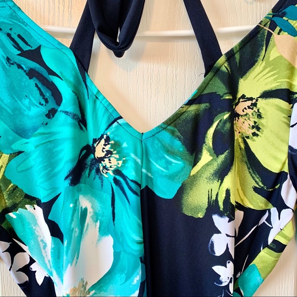 VENUS Jersey Knit Floral Strappy Back Blouse—SZ. M - Picture 11 of 14